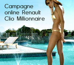 Campagne Clio Millionnaire